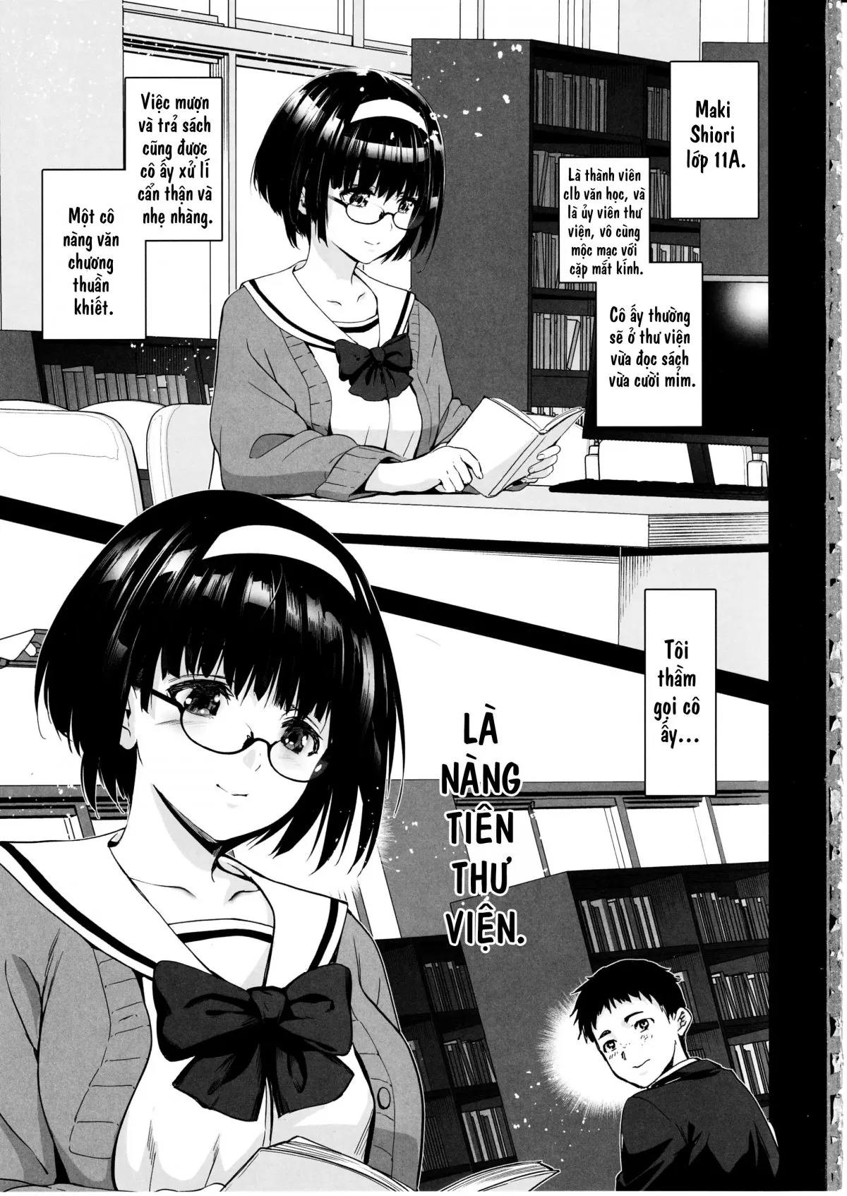 Makima-san wa Toshoshitsu no Yousei Chương Oneshot Trang 3