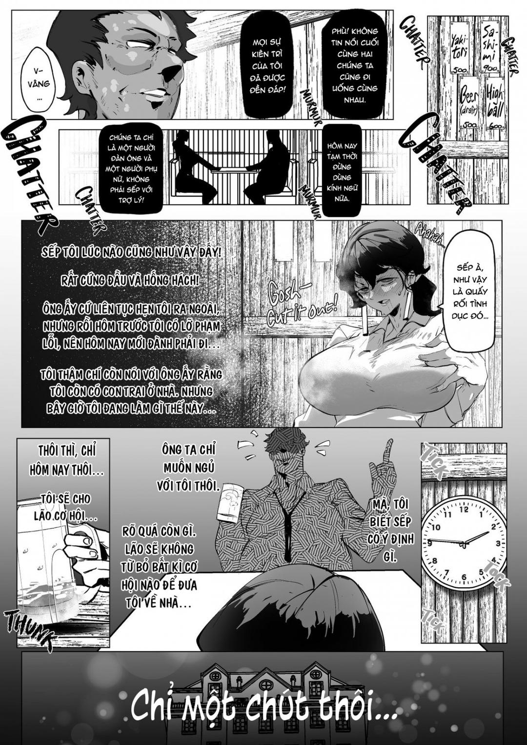 Miboujin Single Mother wa Kaisha no Joushi ni Mainichi Okasareteiru Chương Oneshot Trang 6