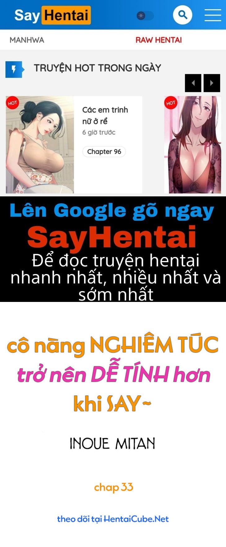 Cô nàng nghiêm túc trở nên dễ tính khi say Chương 33 34 Trang 1