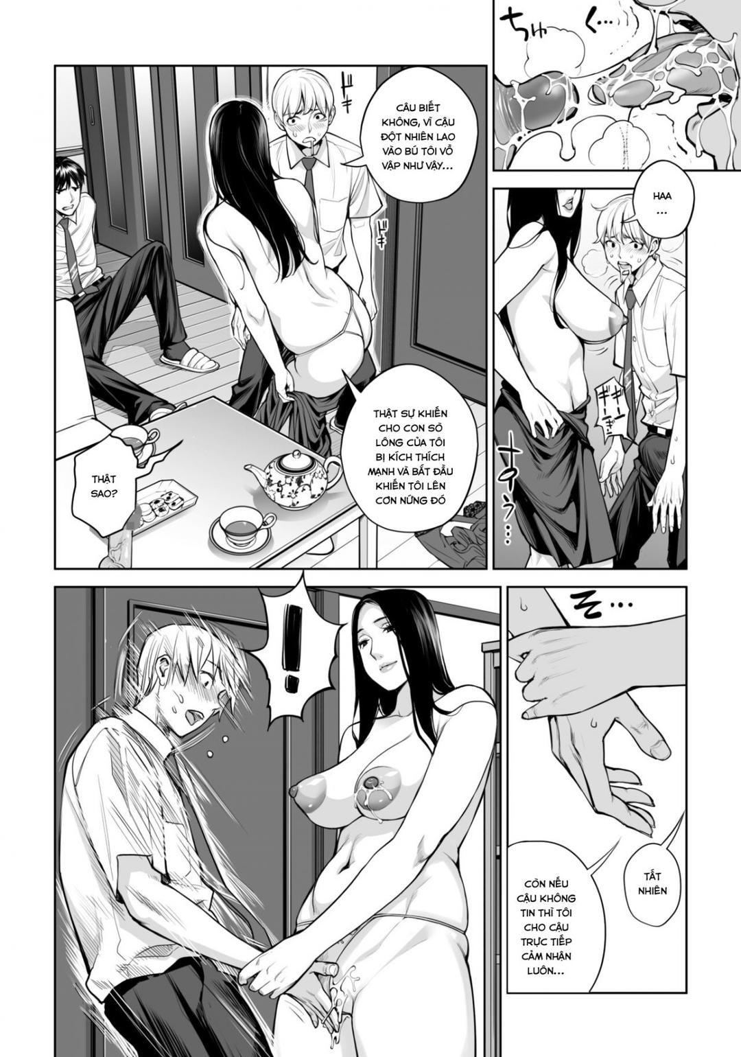 Kurokami Onna no Fudeoroshi ~Himitsu no Heya de Nakadashi Sasete Ageru wa~ Chương Oneshot Trang 42