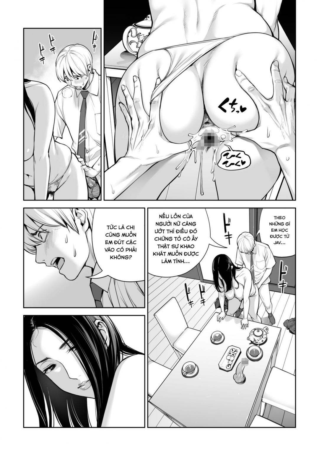 Kurokami Onna no Fudeoroshi ~Himitsu no Heya de Nakadashi Sasete Ageru wa~ Chương Oneshot Trang 47