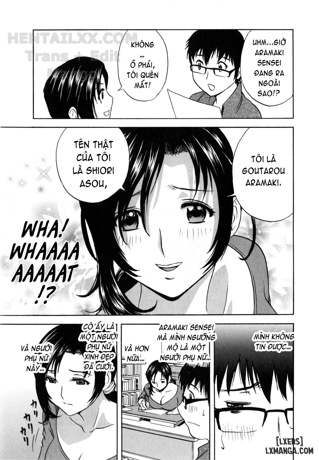 Life with Married Women Just Like a Manga Chương 1 Trang 17