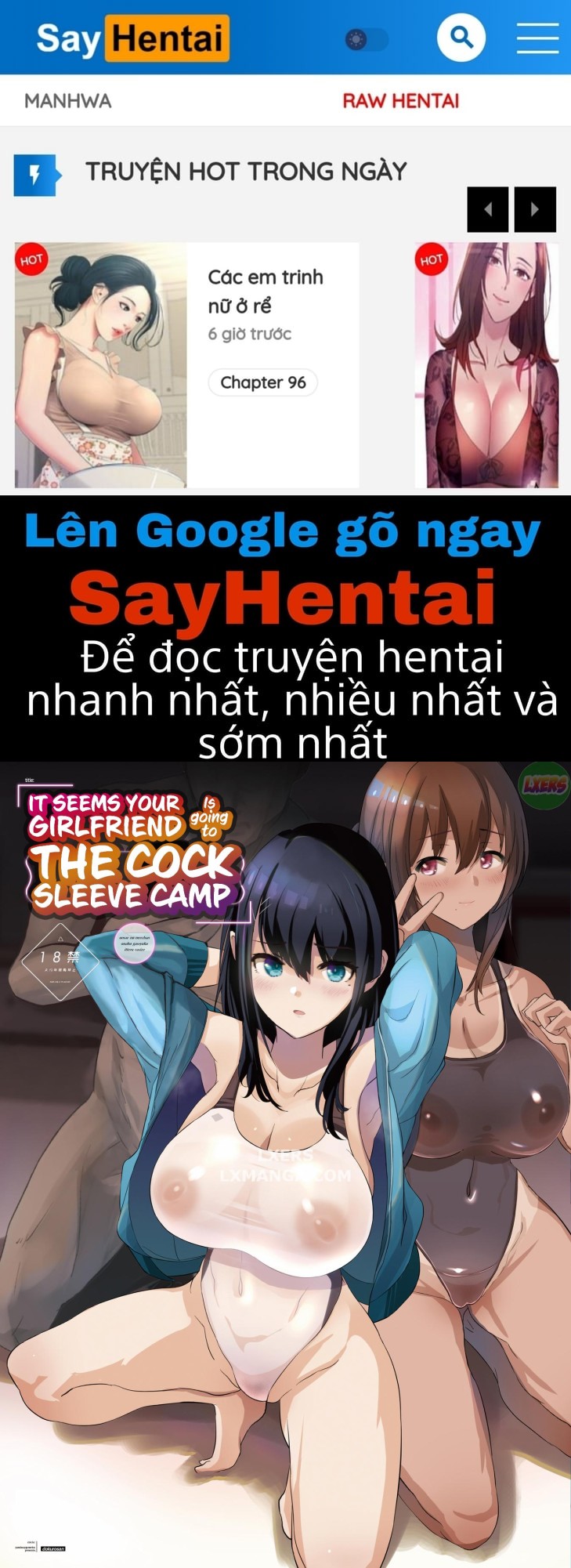 It seems your girlfriend is going to the cock sleeve camp Chương 1 Trang 1