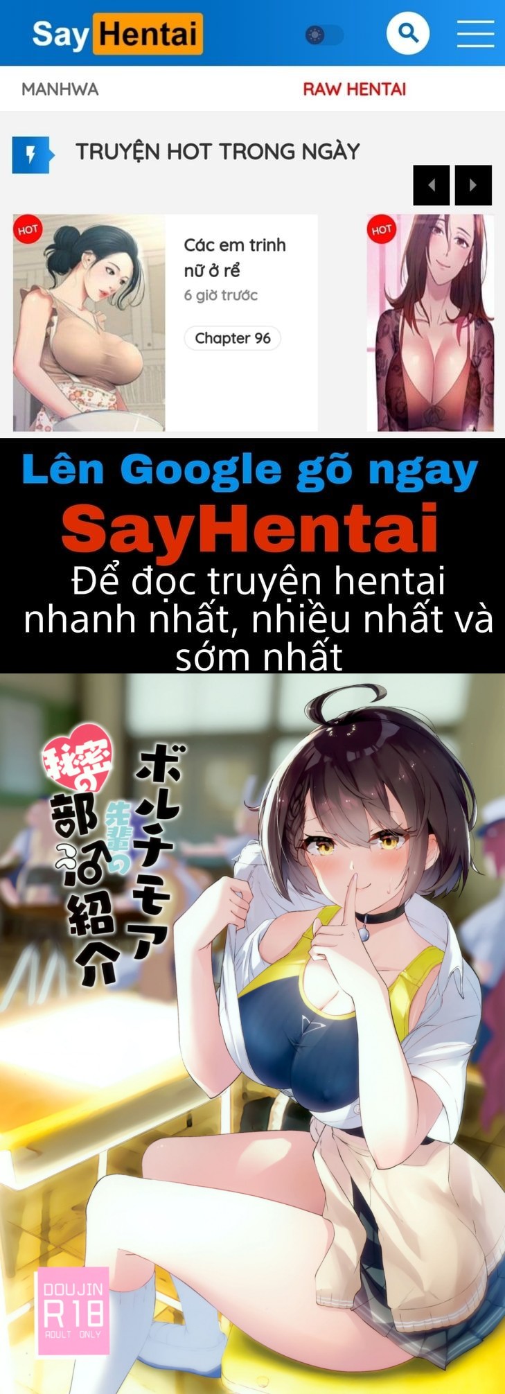 Câu Lạc Bộ Bí Mật Của Senpai Chương Oneshot Trang 1