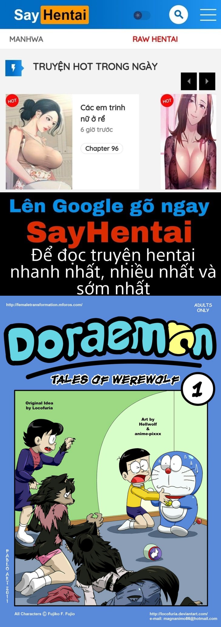 Tuyển Tập Doraemon Doujinshi 18+ Chương 19 Kem ch s i 1 Trang 1