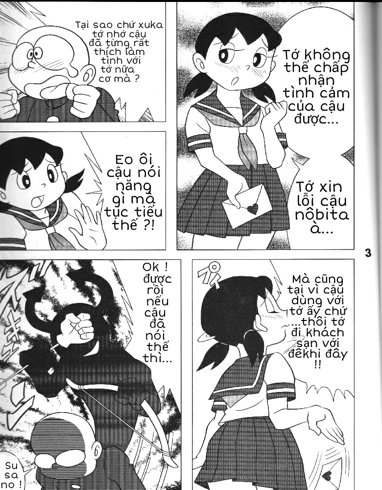 Tuyển Tập Doraemon Doujinshi 18+ Chương 27 M i t n qu d Trang 3