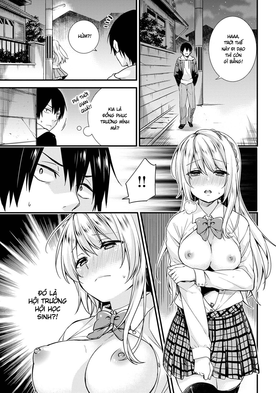 Gakuen no Ojou-sama ga Roshutsukyou no Dohentai datta Hanashi Chương 1 Trang 2