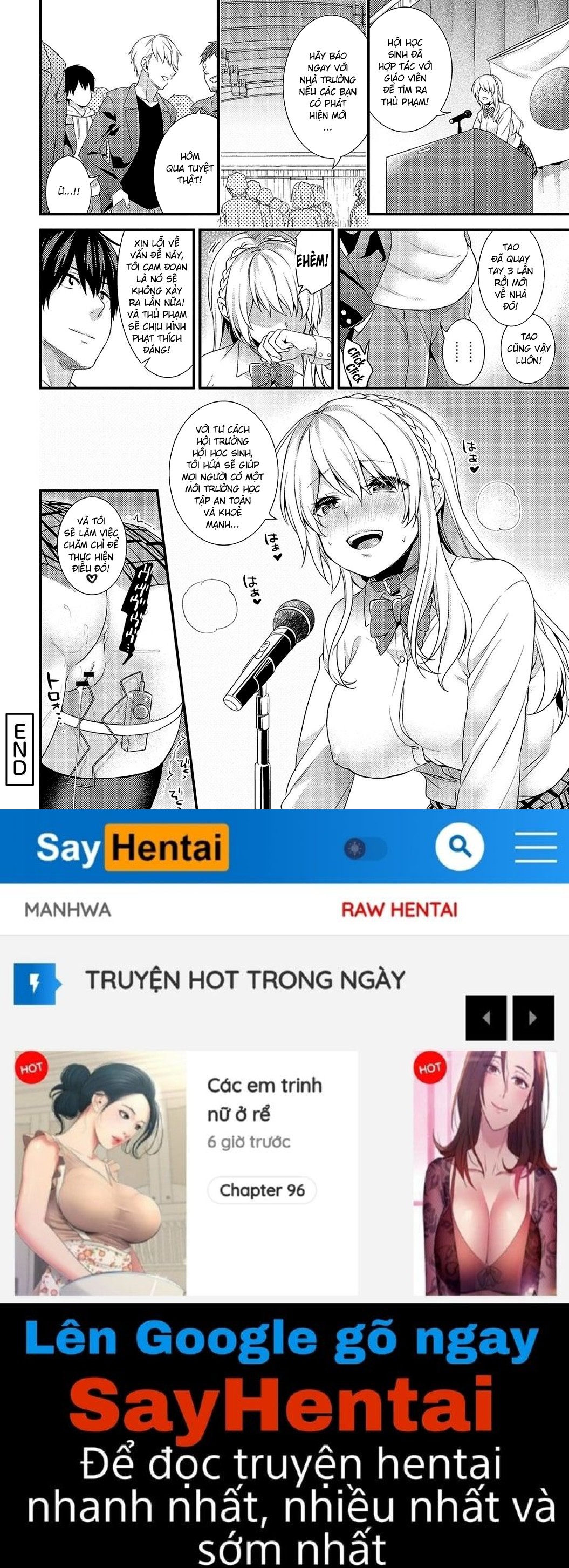 Gakuen no Ojou-sama ga Roshutsukyou no Dohentai datta Hanashi Chương 4 END Trang 25