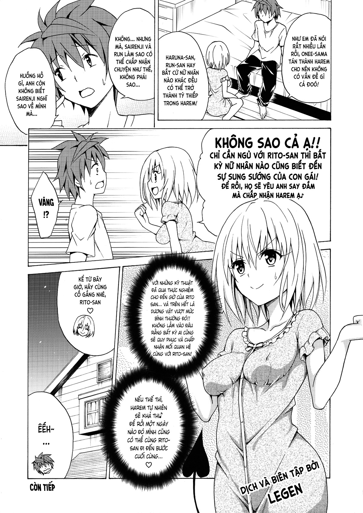 Đã Nhắm! Kế Hoạch Harem (To LOVE-Ru) Chương Vol 1 Trang 36