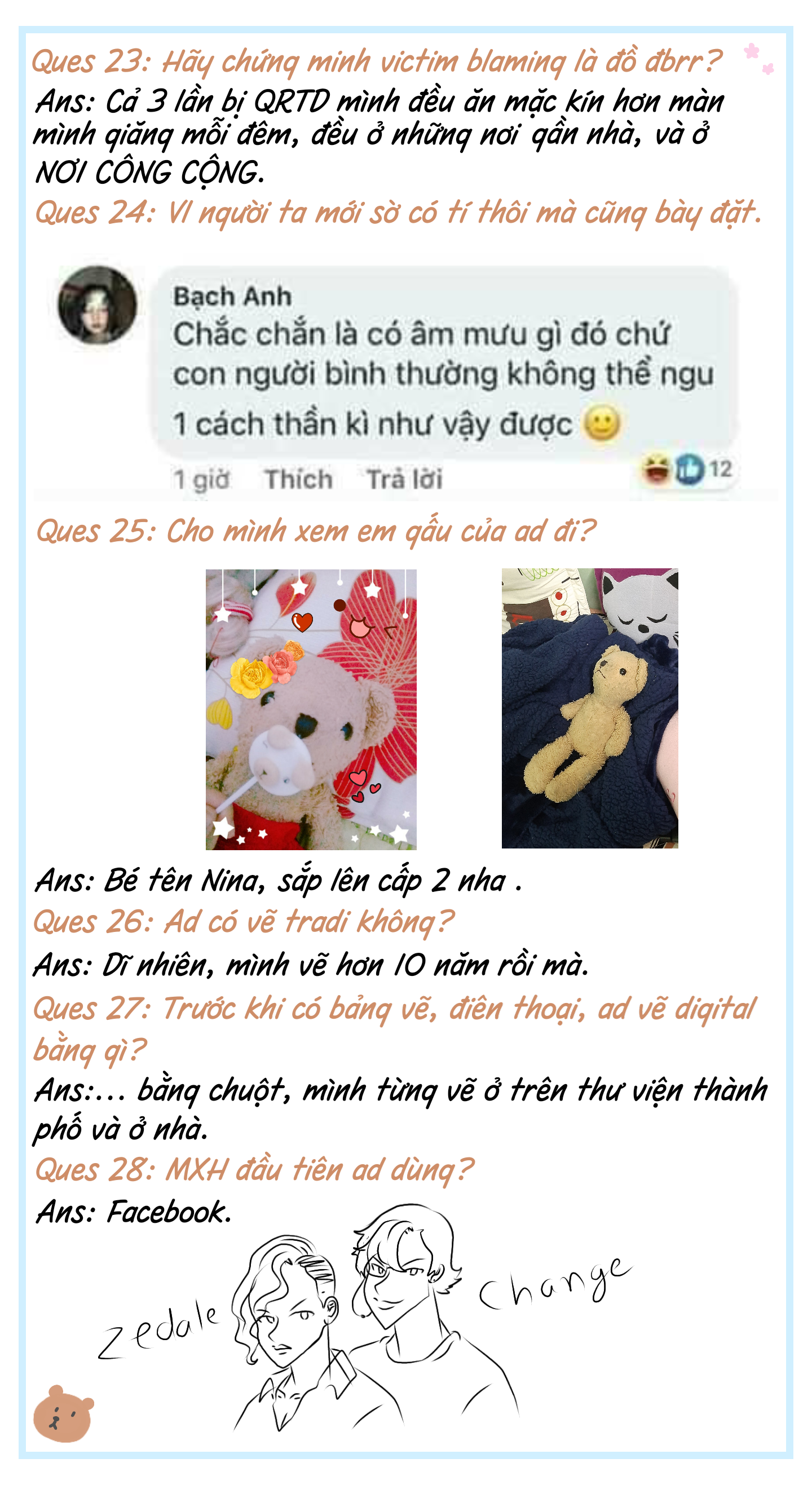 Never Forget, Never Forgive Chương Q n A T h i t tr l i Trang 5