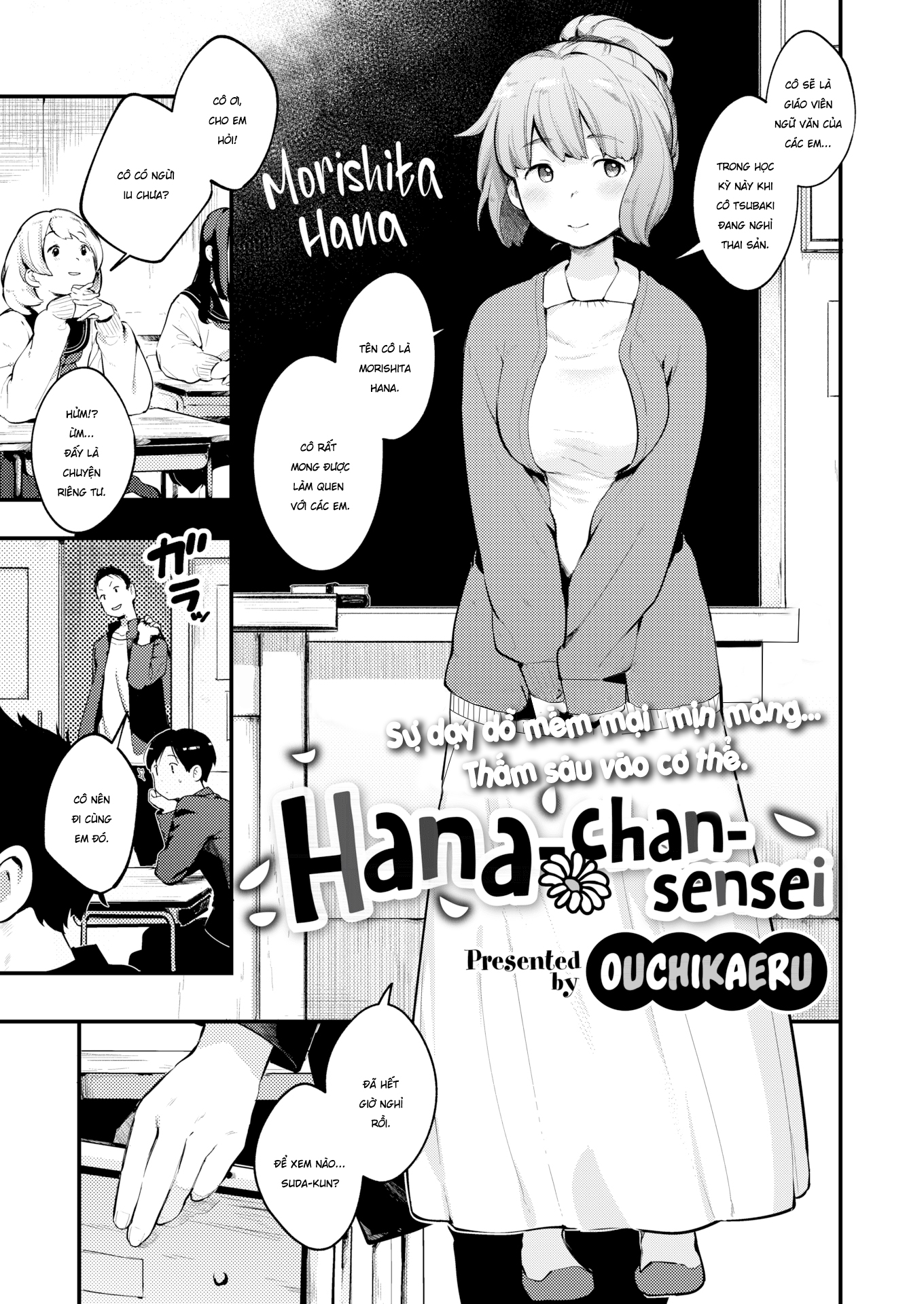 Bài giảng ngọt ngào của Hana-chan sensei. Chương Oneshot Trang 3