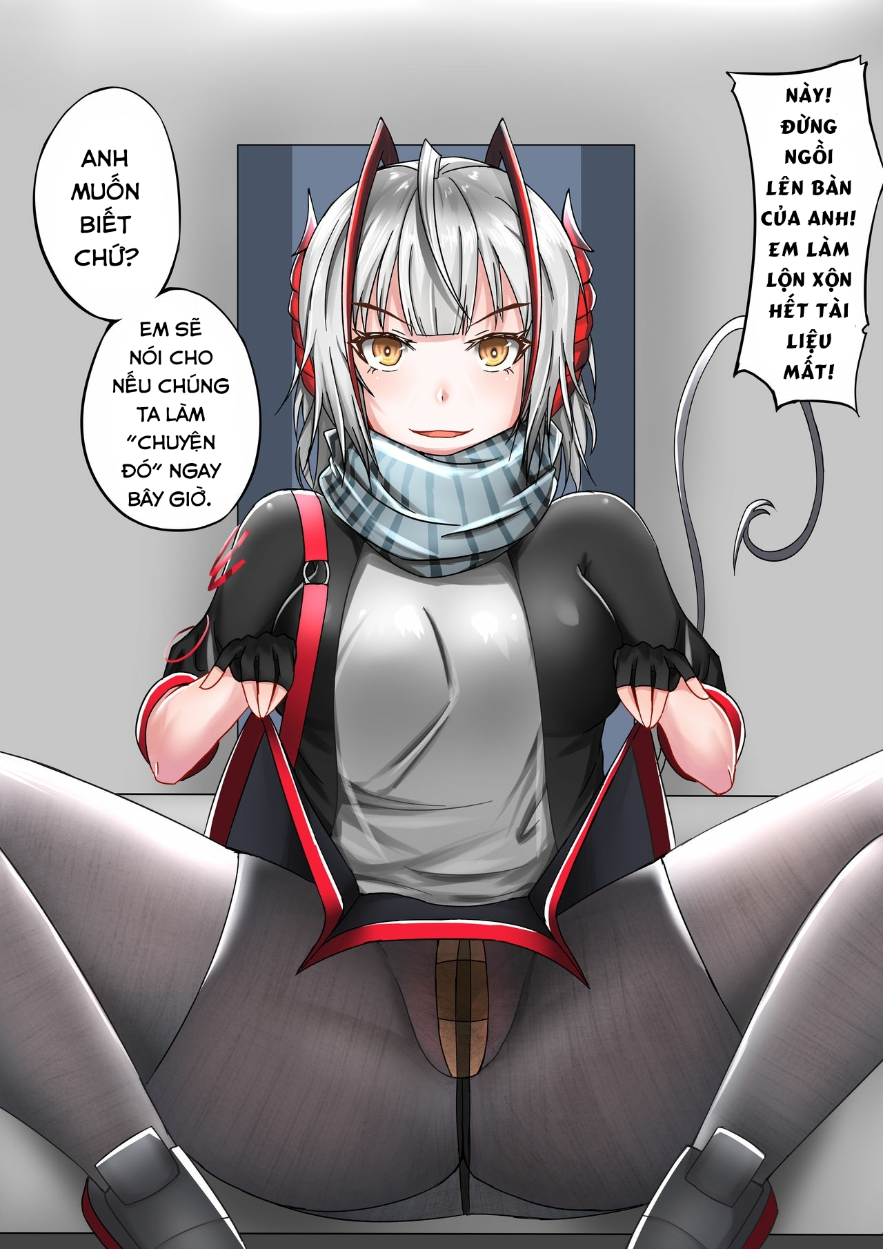 Cô Gái Ác Quỷ Ấy Cũng Là Người Tôi Yêu. (Arknights) Chương Oneshot Trang 8