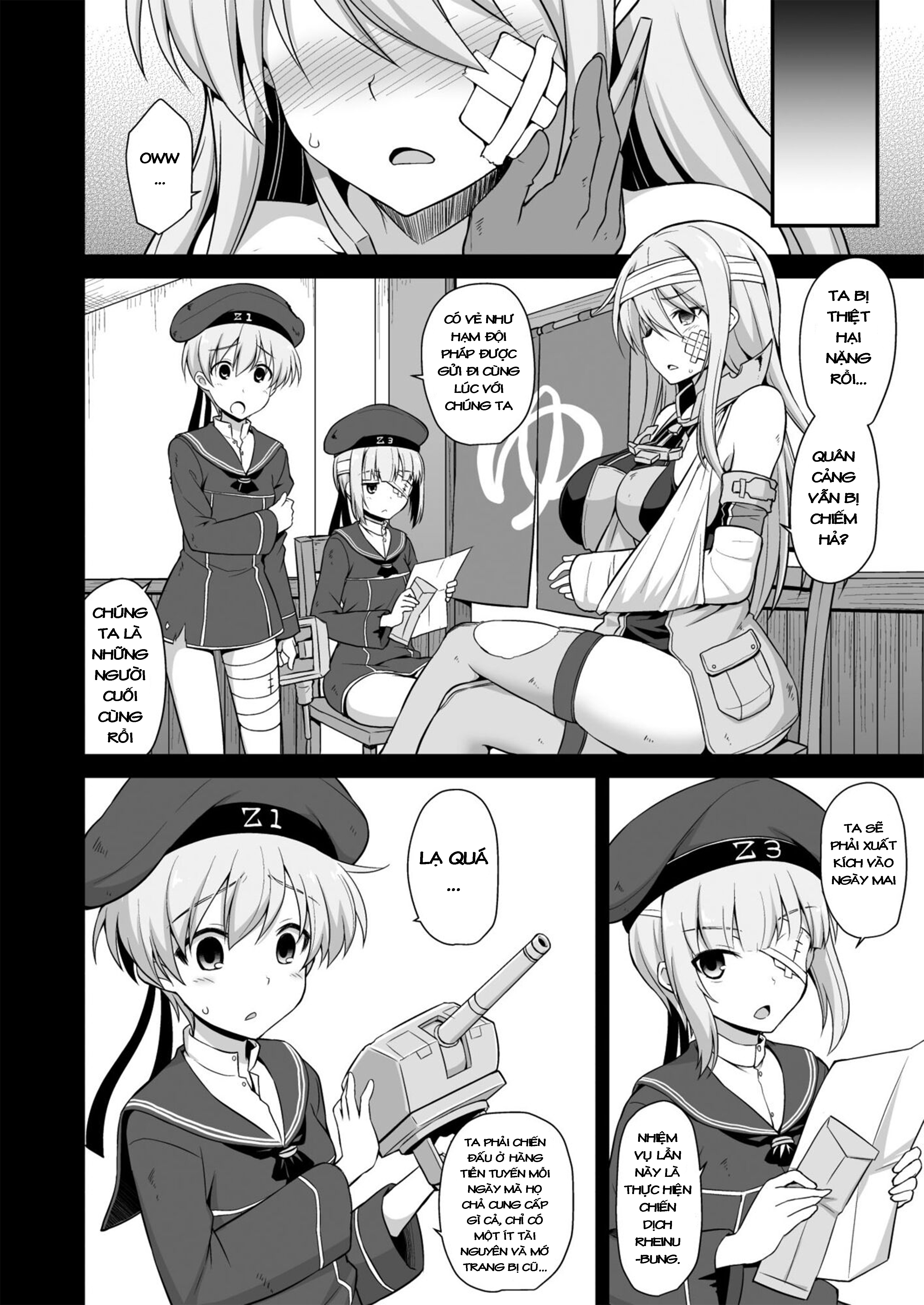 Kanmusu Chakunin Zenya Prinz Eugen Yaku Ochi Nyuugi Kousai (Kantai Collection) Chương Oneshot Trang 4