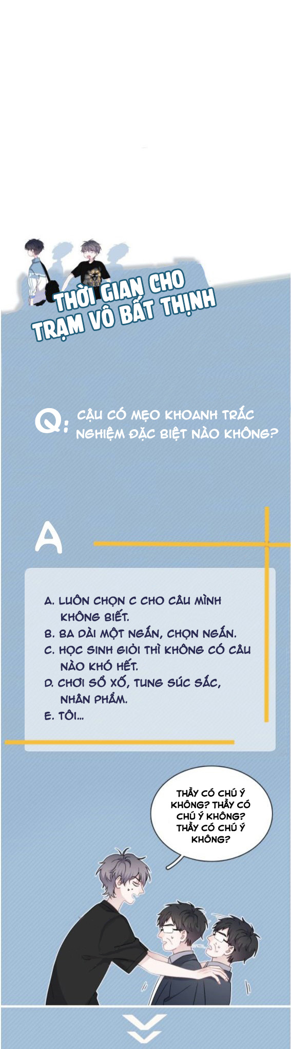 Câu Hỏi Này Thật Là Khó Chương 3 Trang 28