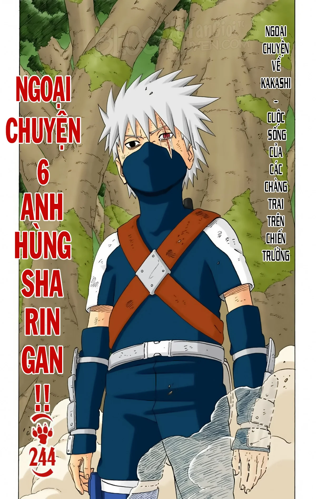 Naruto Full Color Edition Chương 244 Ngo i truy n 5 Anh h ng Sharingan Trang 2
