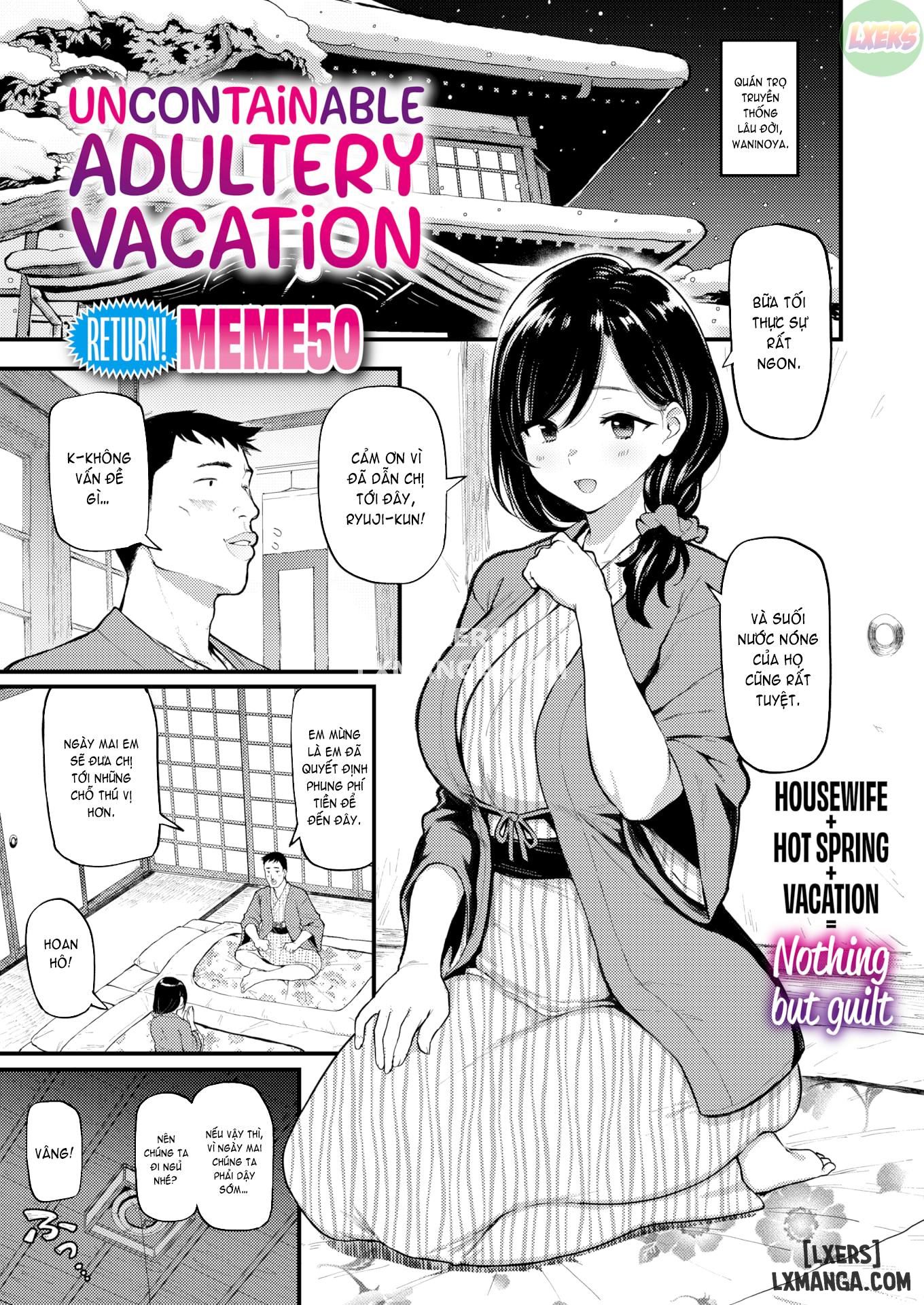 Uncontainable Adultery Vacation Chương Oneshot Trang 1