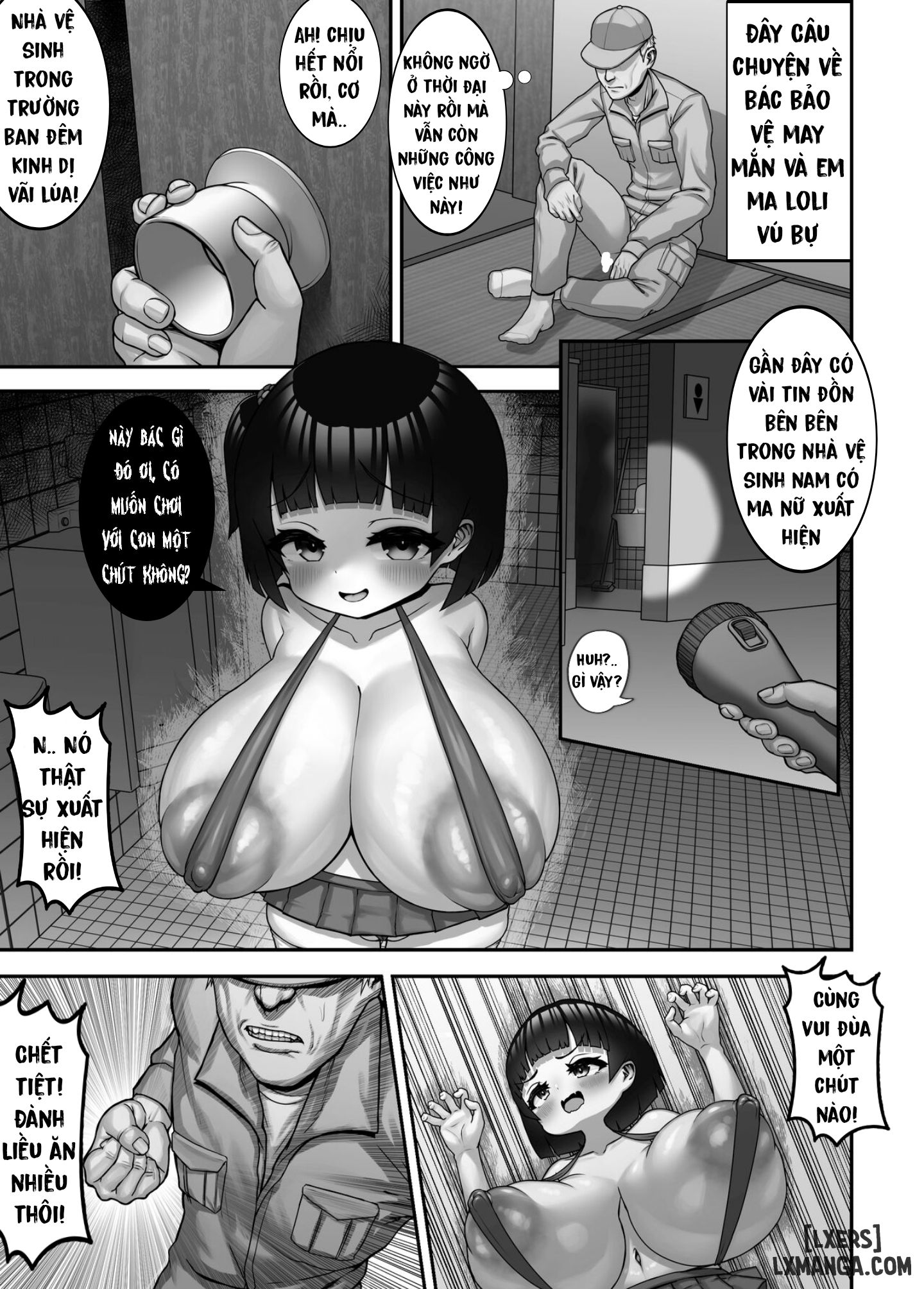 The loli busty monster has become a live onahole exclusively for the janitor uncle Chương Oneshot Trang 4