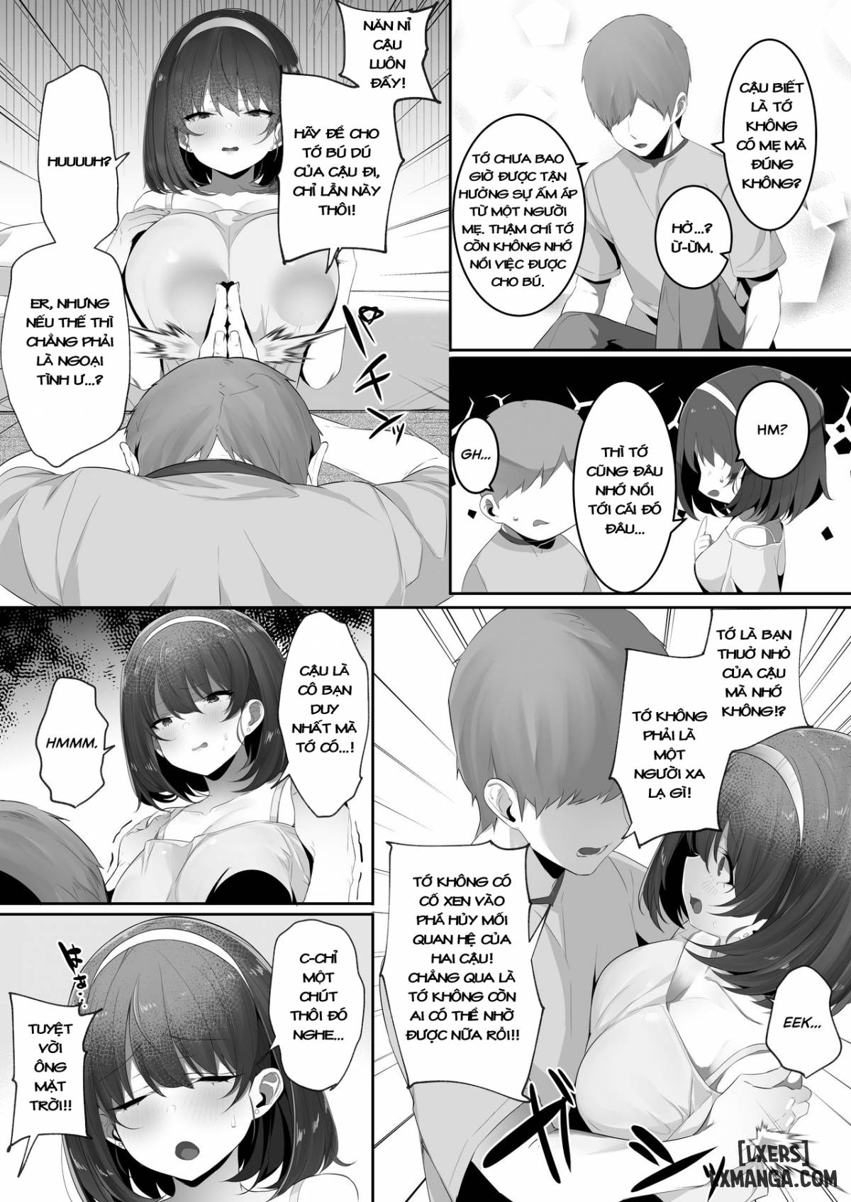 Kareshi Mochi no Kyonyuu Osananajimi o NTR Nakadashi Suru Hon Chương Oneshot Trang 9