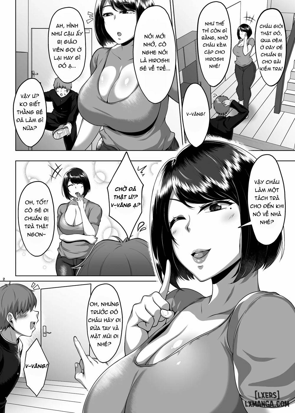 Tomodachi no Muchimuchi na Okaa-san to Zupposhi Asedaku Otomarikai Chương Oneshot Trang 3