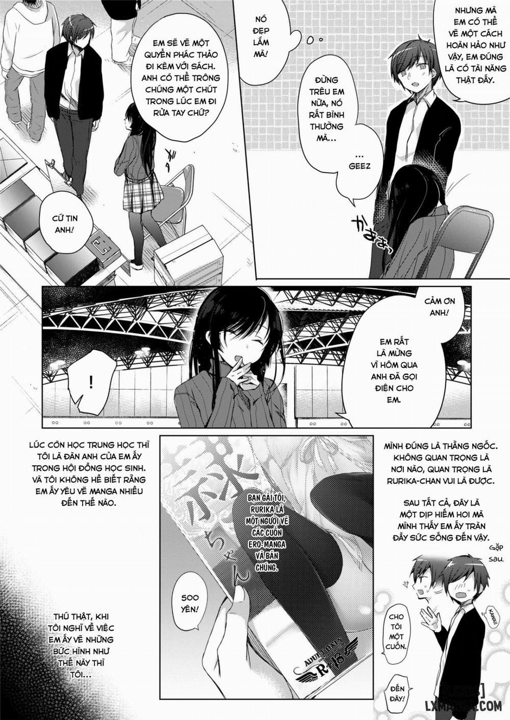 Ero Doujin Sakka no Boku no Kanojo wa Uwaki nante Shinai Chương Oneshot Trang 4