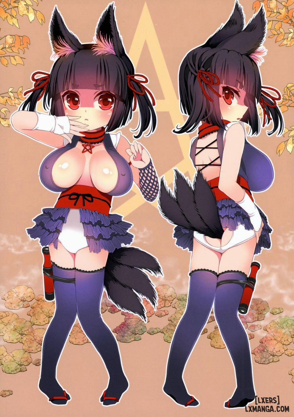 Noja Loli Babaa Kitsune-sama Loli Kyonyuu Kuro Chương Oneshot Trang 19