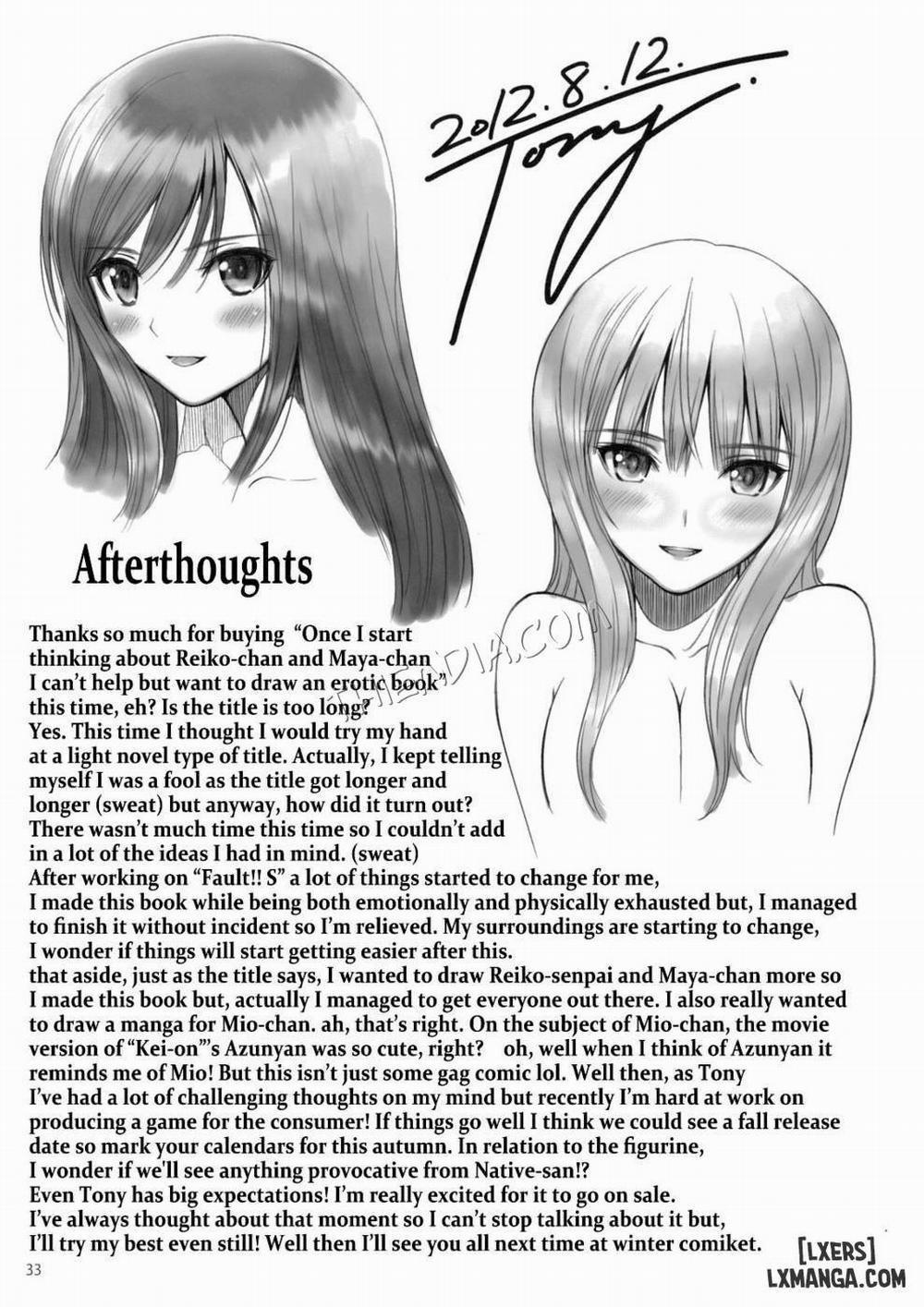 Reiko-san to Mayo-chan no Koto wo Omotte Itara Chương Oneshot Trang 31