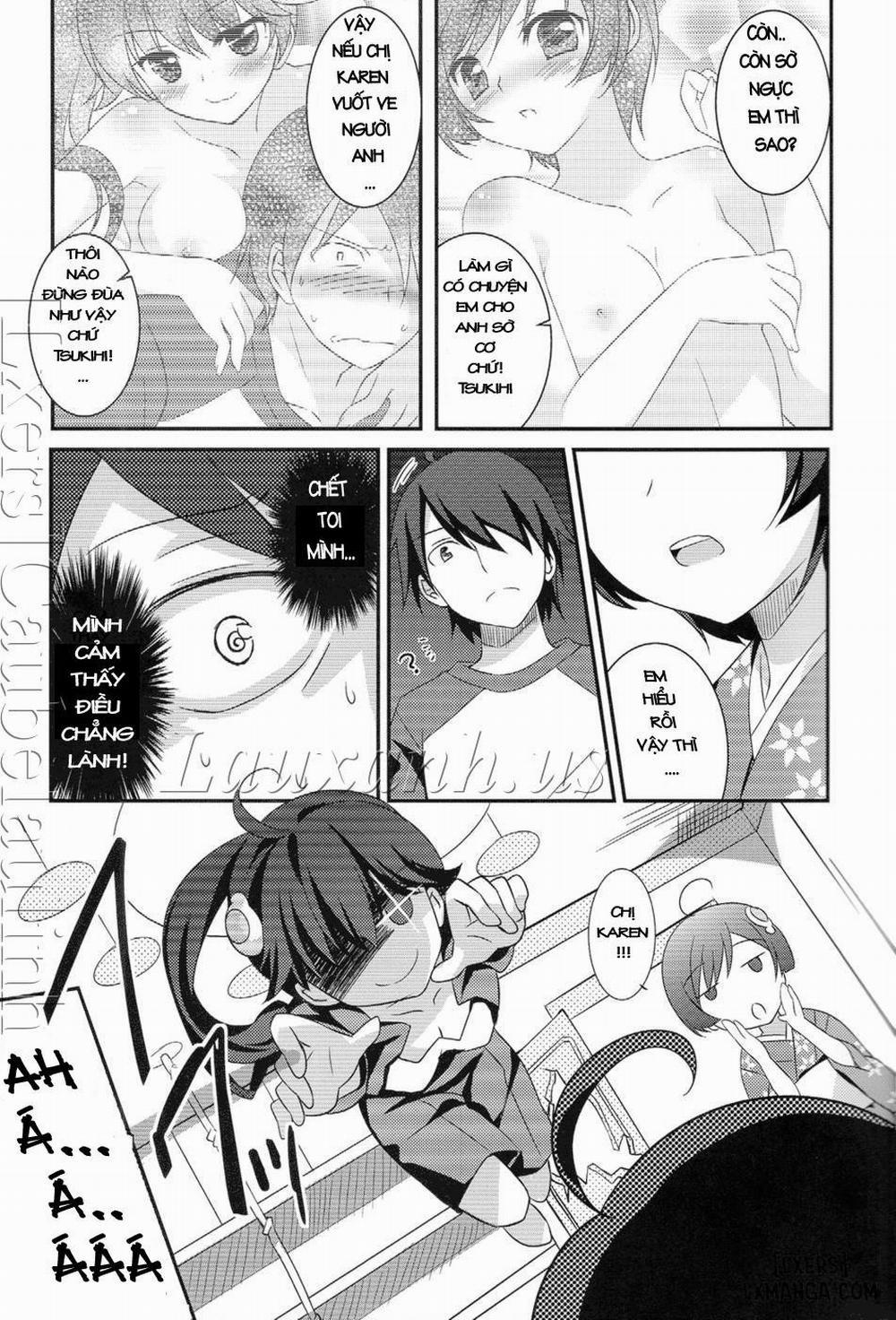 Tsukihi Karen and I Fight Too Much Chương Oneshot Trang 6